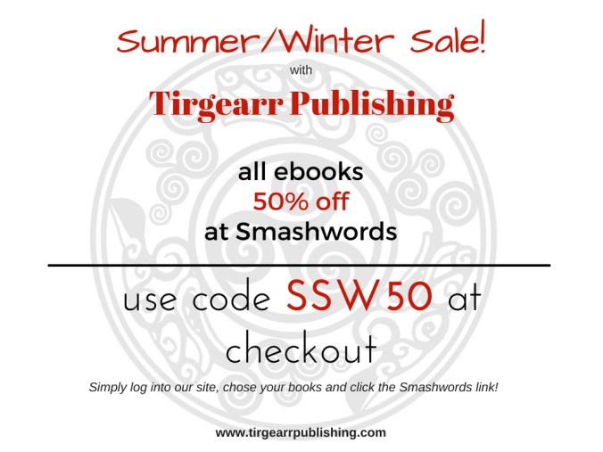 Summer-Winter sale with Tirgearr Publishing 2018