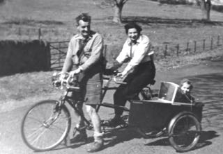 tandem + sidecar c1948